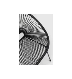 KARE Ławka ACAPULCO 121 cm mono czarna