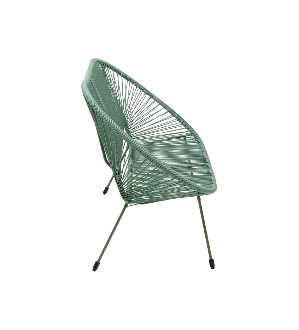 KARE Ławka ACAPULCO 121 cm mono zielony