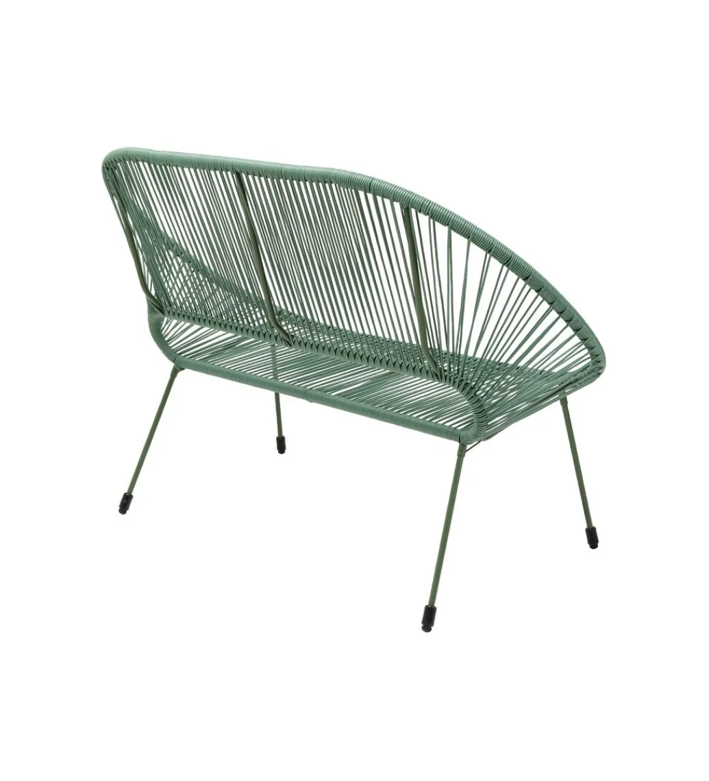 KARE Ławka ACAPULCO 121 cm mono zielony