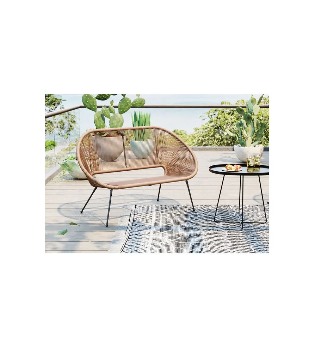 KARE Ławka ACAPULCO naturalna 121 CM