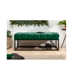 Invicta Interior - przedsprzedaż Ławka Baltic 110 Cm szmaragdowa zieleń