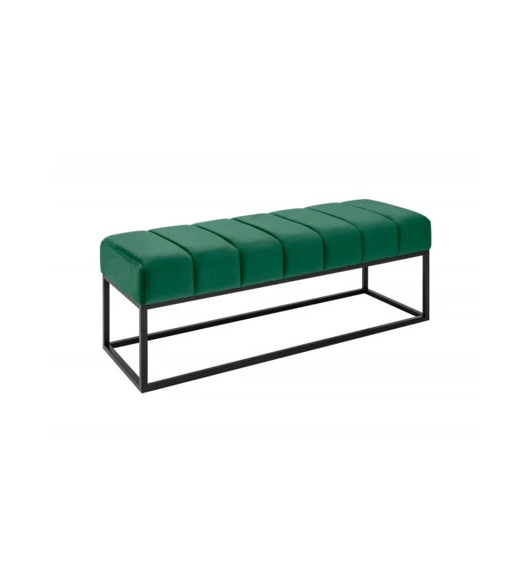 Invicta Interior - przedsprzedaż Ławka Baltic 110 Cm szmaragdowa zieleń