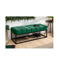 Invicta Interior - przedsprzedaż Ławka Baltic 110 Cm szmaragdowa zieleń