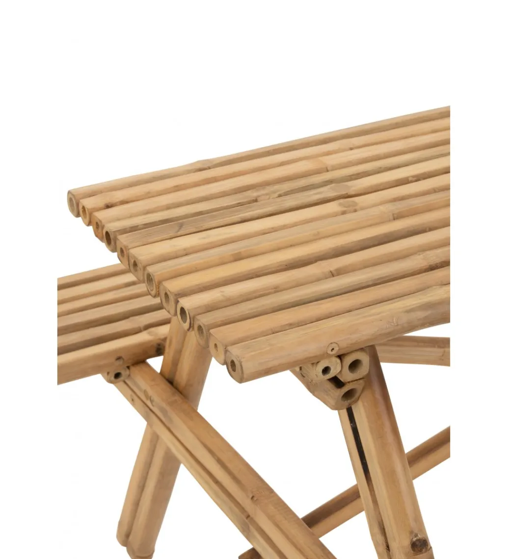 J-Line Ławka BAMBOO 120 cm bambus