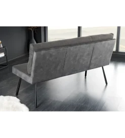 Invicta Interior Ławka BIG GEORGE 160 cm welwet antracyt