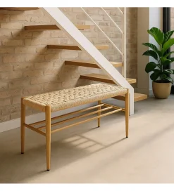 Zona-Design Ławka BONKEMO 100 cm naturalna