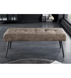Invicta Interior - przedsprzedaż Ławka BOUTIQUE 100 cm kolor taupe
