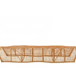 J-Line Ławka CRAWL rattanowa 200 cm naturalny