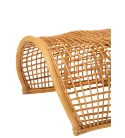 J-Line Ławka CRAWL rattanowa 200 cm naturalny