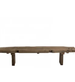 J-Line Ławka DEBER 190 cm drewno brązowe
