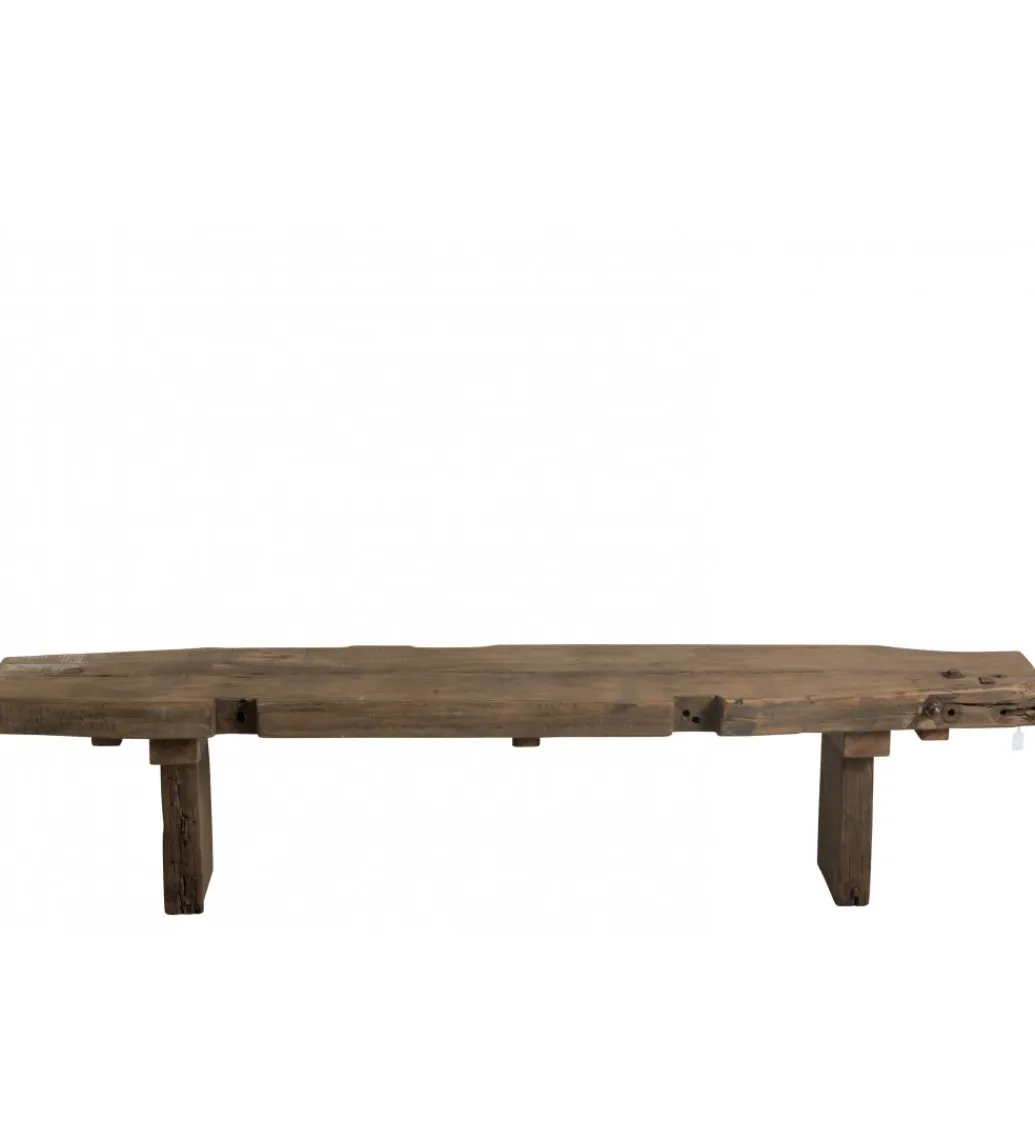J-Line Ławka DEBER 190 cm drewno brązowe