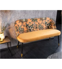 Invicta Interior Ławka ELEONOR żółta