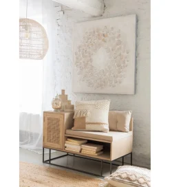 J-Line Ławka ENTRY WAY 100 cm drewno mango