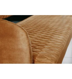 Invicta Interior Ławka ETIENNE Paris 162 cm ciemna musztarda