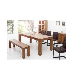 Invicta Interior Ławka FINICE Makassar 160 cm drewno Sheesham