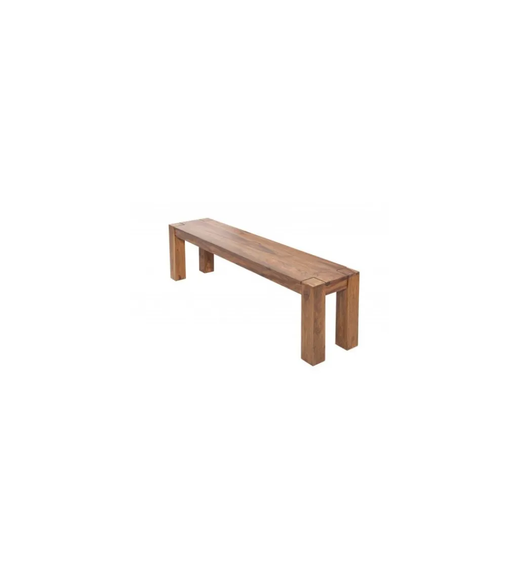 Invicta Interior - przedsprzedaż Ławka FINICE Makassar 140 Cm drewno Sheesham