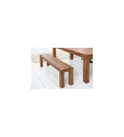 Invicta Interior - przedsprzedaż Ławka FINICE Makassar 140 Cm drewno Sheesham
