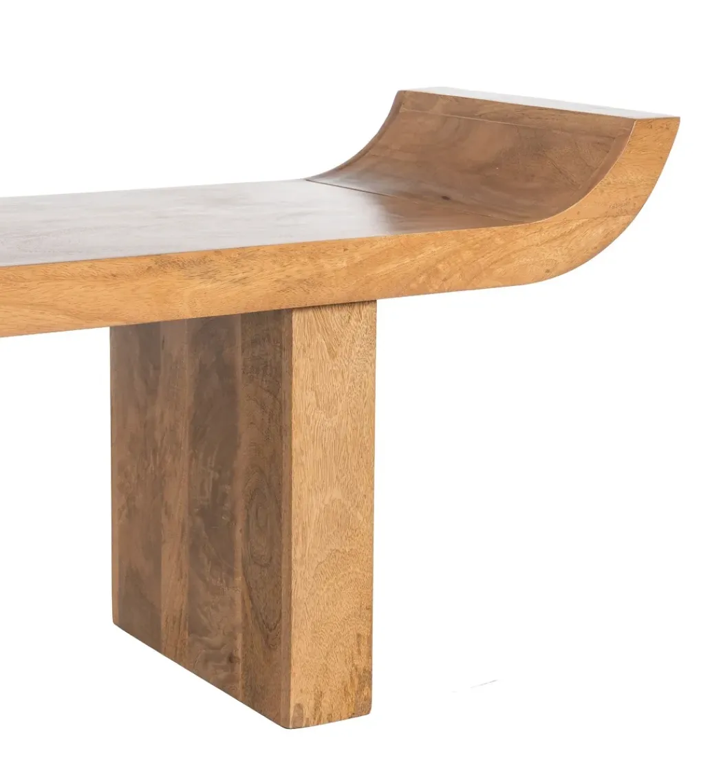 Zona-Design Ławka GALT 160 cm drewno mango naturalna