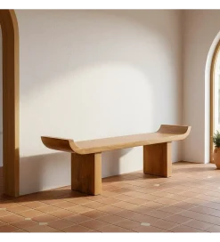 Zona-Design Ławka GALT 160 cm drewno mango naturalna