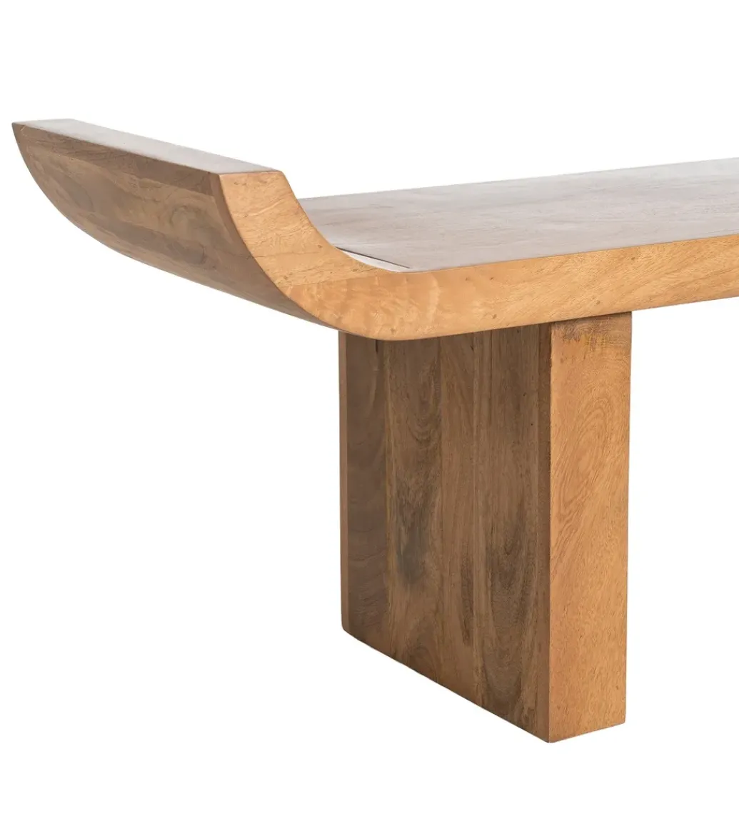 Zona-Design Ławka GALT 160 cm drewno mango naturalna