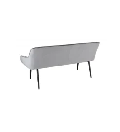 Invicta Interior Ławka HAVIER Turin 160 cm srebrno-szara