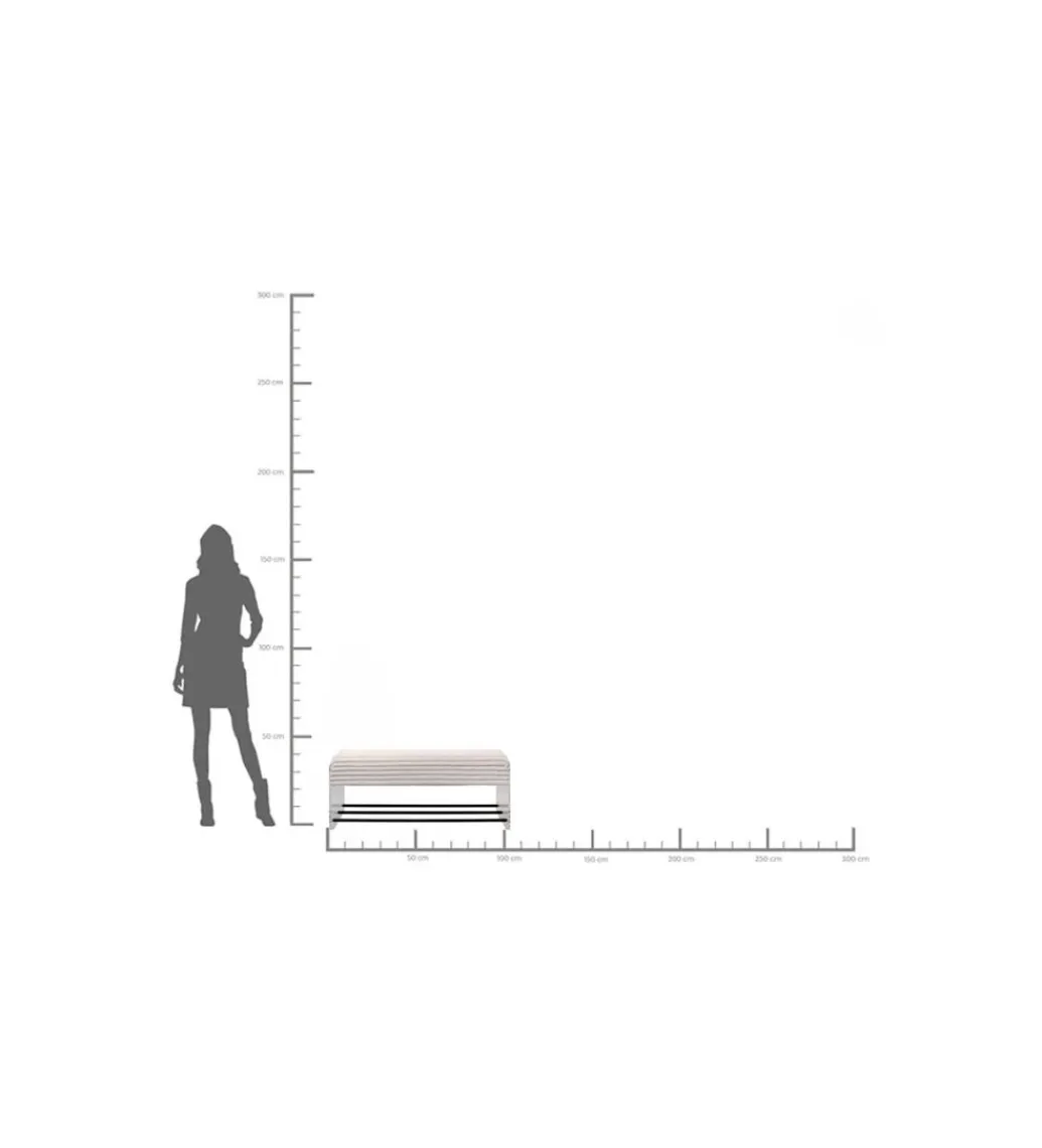 KARE Ławka INSIDE 103 cm biała