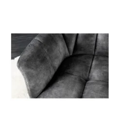 Invicta Interior Ławka LUISA 165 cm ciemnoszara