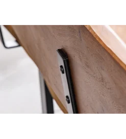 Invicta Interior Ławka MAMMUT 200 cm nogi U drewno akacja kolorze miodu