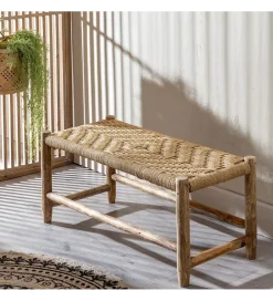 Zona-Design Ławka NEBERNLI 92 cm drewno mango naturalna