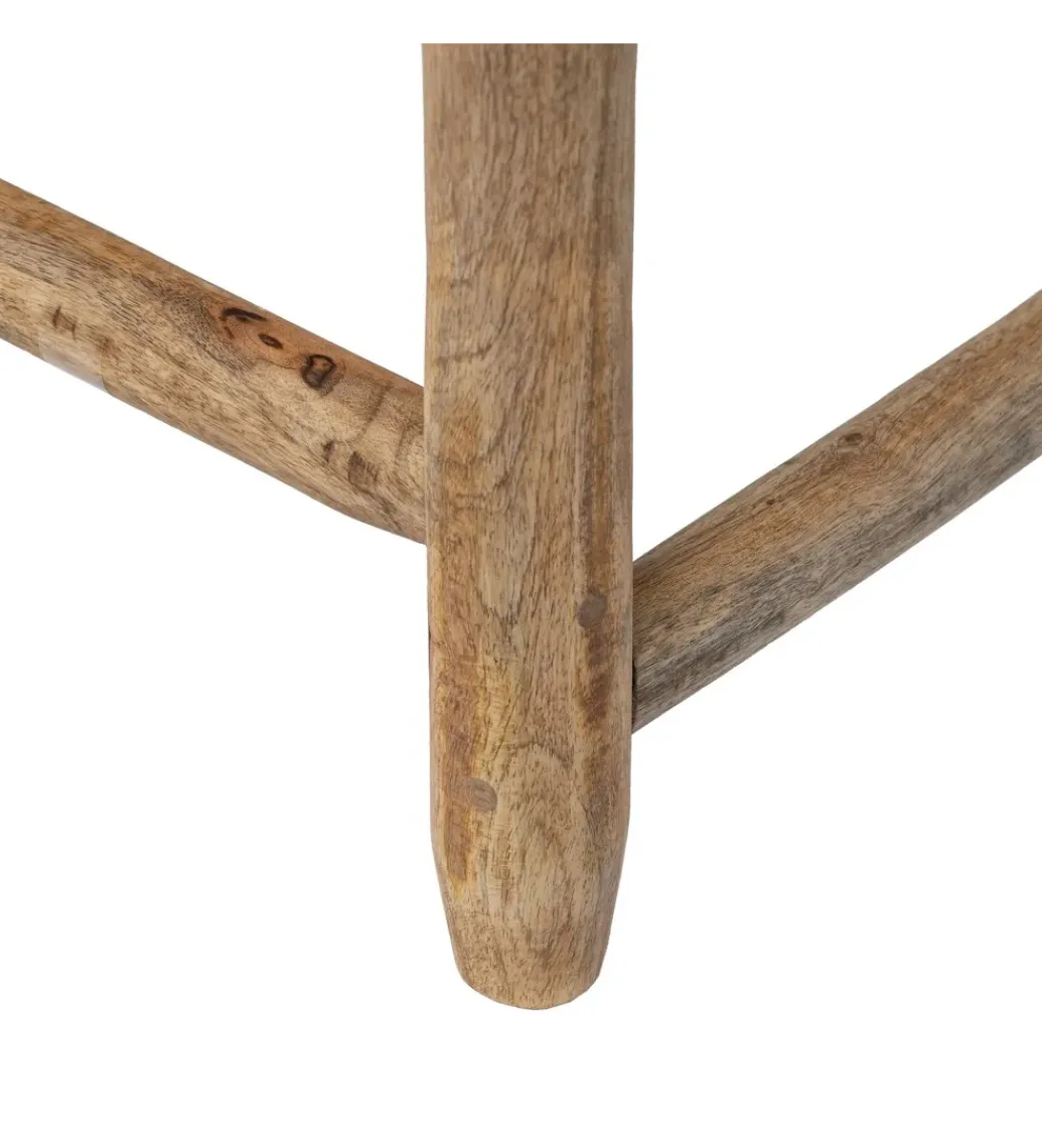 Zona-Design Ławka NEBERNLI 92 cm drewno mango naturalna