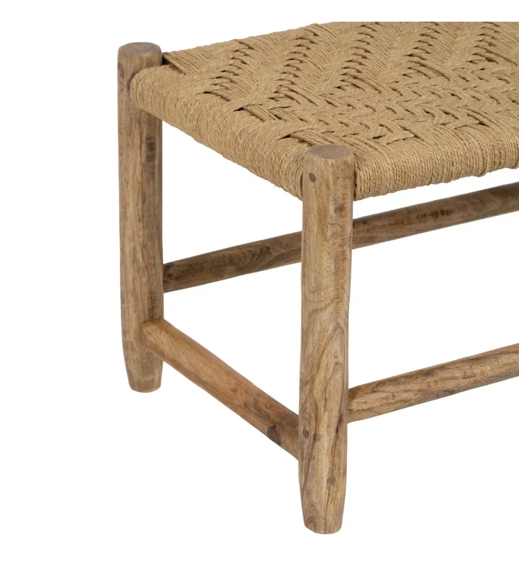 Zona-Design Ławka NEBERNLI 92 cm drewno mango naturalna
