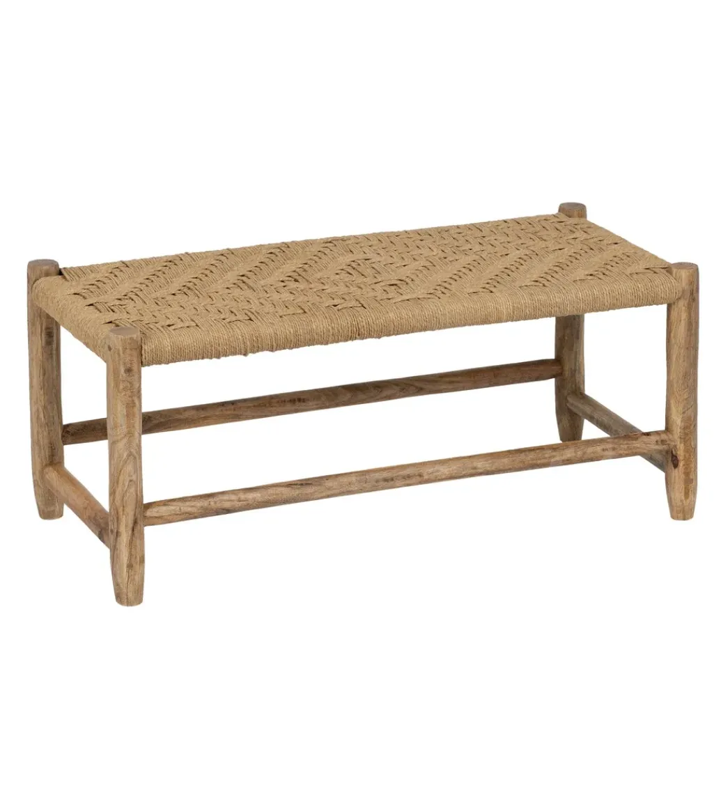 Zona-Design Ławka NEBERNLI 92 cm drewno mango naturalna