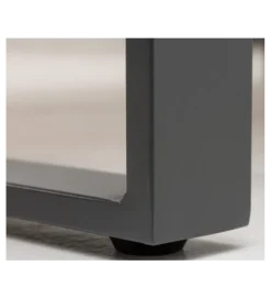 Invicta Interior - przedsprzedaż Ławka ogrodowa TORTUGA 123 cm w optyce drewna