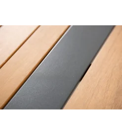 Invicta Interior - przedsprzedaż Ławka ogrodowa TORTUGA 123 cm w optyce drewna