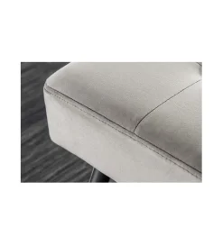 Invicta Interior Ławka OLIWIA III 100 cm ciemnoszara