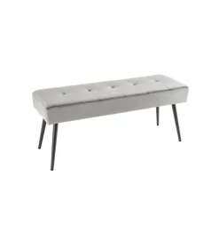 Invicta Interior Ławka OLIWIA III 100 cm ciemnoszara