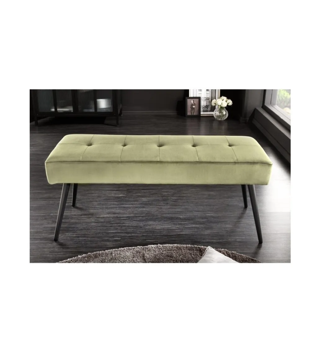Invicta Interior Ławka OLIWIA III 100 cm zielona