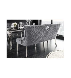 Invicta Interior Ławka OXANA Modern Barock 164 cm Szara