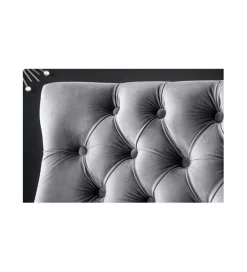 Invicta Interior Ławka OXANA Modern Barock 164 cm Szara