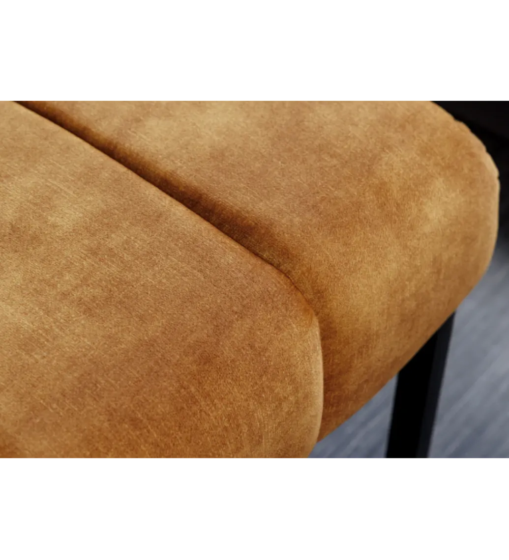 Invicta Interior Ławka PETIT BEAUTÉ 110 cm musztardowa