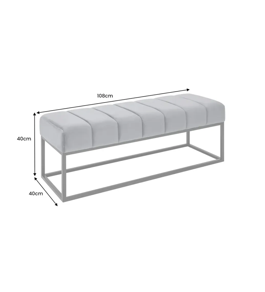 Invicta Interior Ławka PETIT BEAUTÉ 110 cm musztardowa