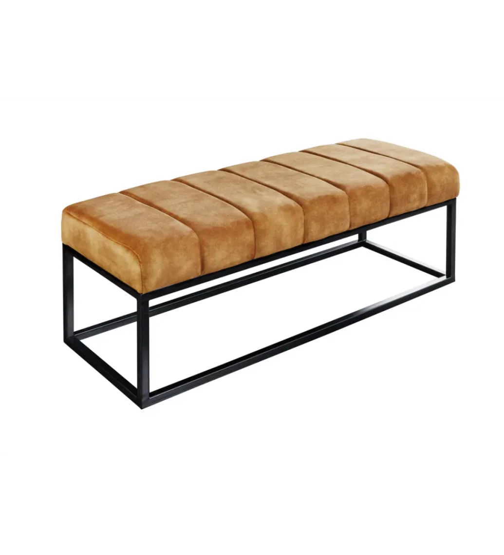 Invicta Interior Ławka PETIT BEAUTÉ 110 cm musztardowa