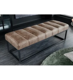 Invicta Interior - przedsprzedaż Ławka PETIT BEAUTÉ 110 cm szary taupe