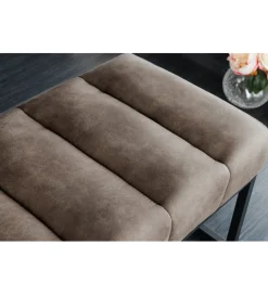 Invicta Interior - przedsprzedaż Ławka PETIT BEAUTÉ 110 cm szary taupe