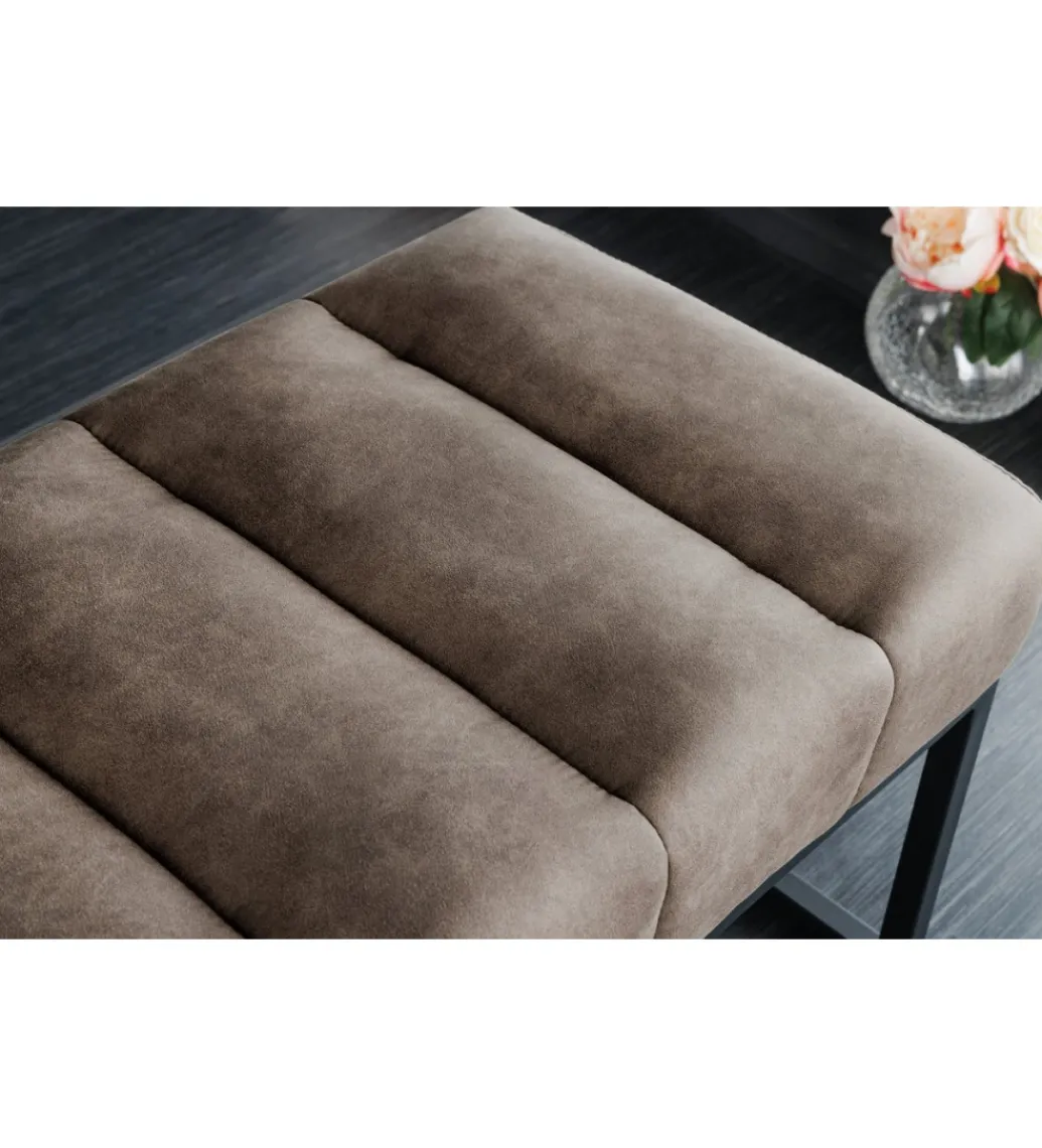 Invicta Interior - przedsprzedaż Ławka PETIT BEAUTÉ 110 cm szary taupe