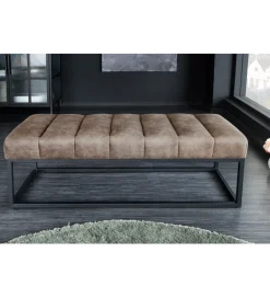 Invicta Interior - przedsprzedaż Ławka PETIT BEAUTÉ 110 cm szary taupe