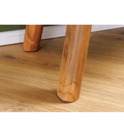 Invicta Interior Ławka ROOT 100 cm drewno teak naturalny brąz