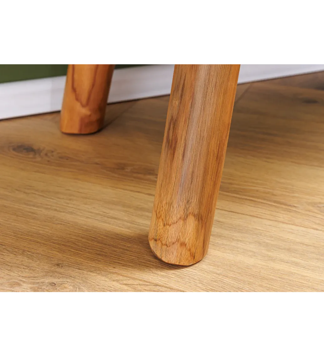Invicta Interior Ławka ROOT 100 cm drewno teak naturalny brąz