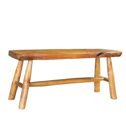 Invicta Interior Ławka ROOT 100 cm drewno teak naturalny brąz