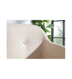 Invicta Interior Ławka Scandinavia beżowa 116 cm